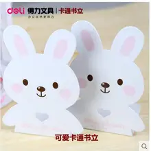 2 шт./пара Deli металлические книжные подставки с рисунками милых животных, Детские книжные держатели, книжные концы, офисные школьные принадлежности 181*88*80 см