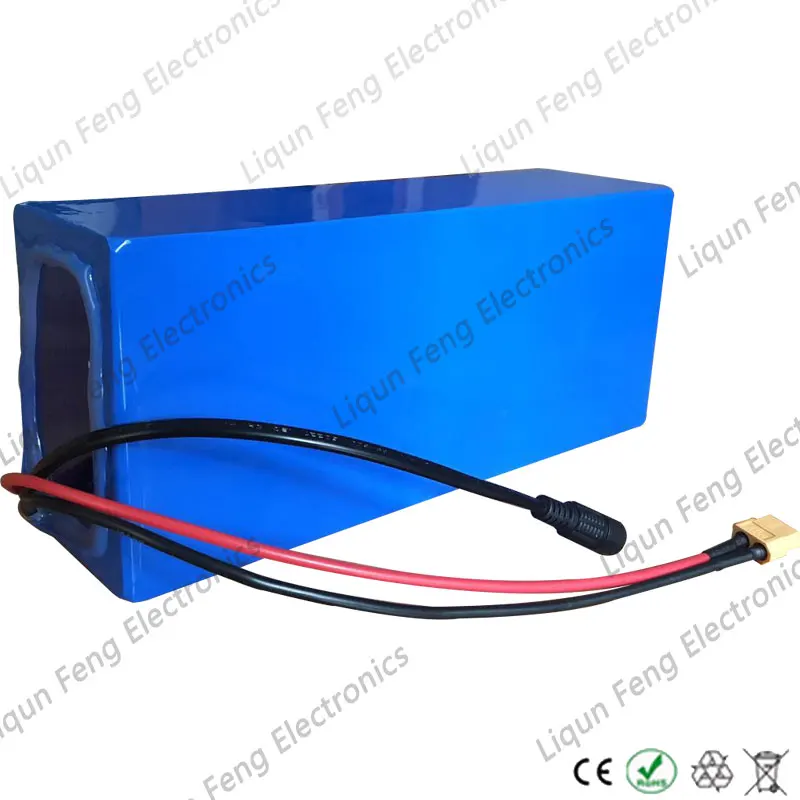 Clearance 48V 15AH 1000W Electric Bicycle li-ion Battery use AA 18650 cell 48V 15AH E-bike Lithium ion Battery 48V With 30A BMS 2A Charger 3
