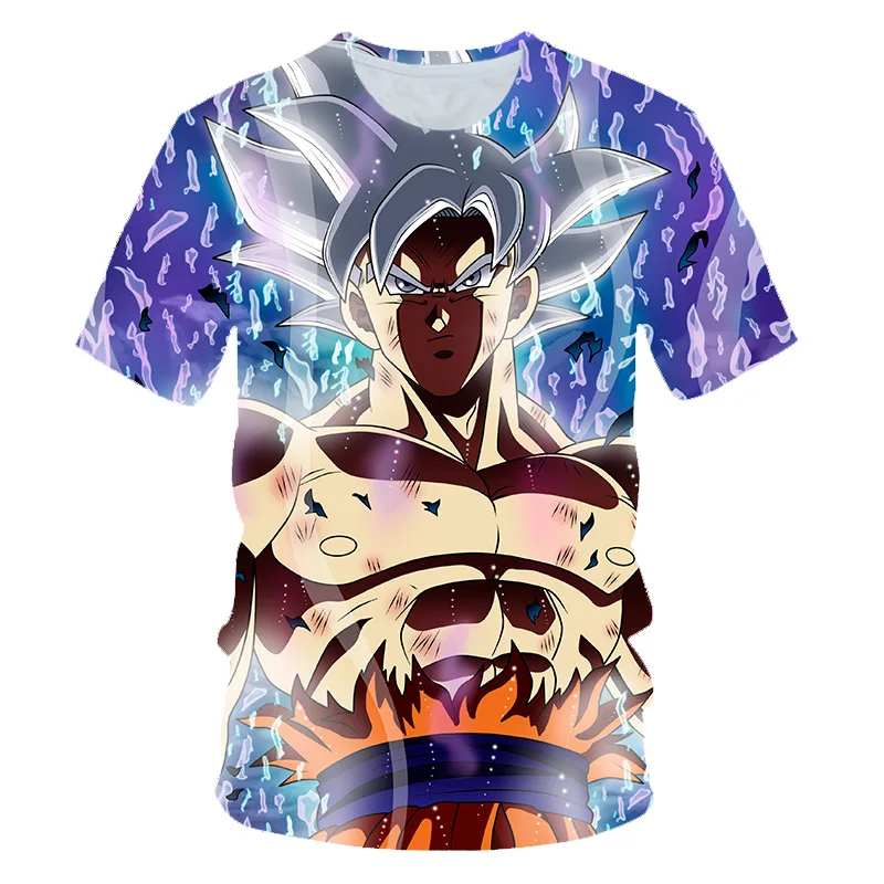 Dragon Ball Z футболки для мужчин Летняя мода 3D принт Супер Saiyajin Сон Гоку черный Zamasu Вегета дракон футболка Топы корректирующие - Цвет: PT-219