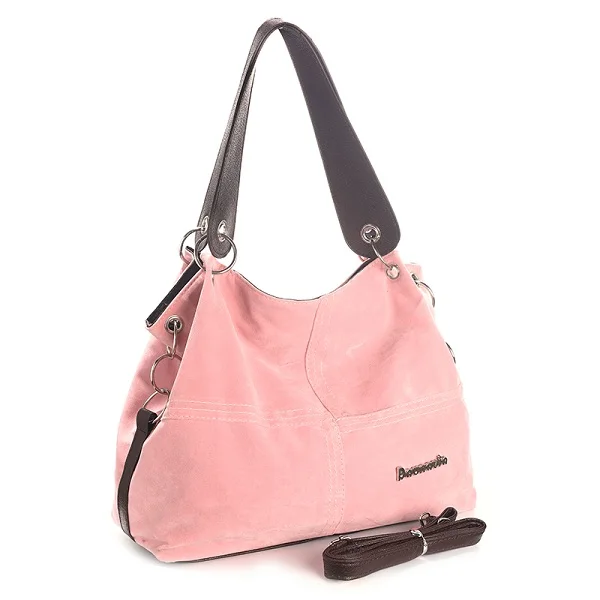 Kisstyle, винтажные кожаные женские сумки, сумка для женщин,, bolsa feminina, роскошный бренд, дизайнерские женские сумки, слинг, сумка на плечо - Цвет: Розовый