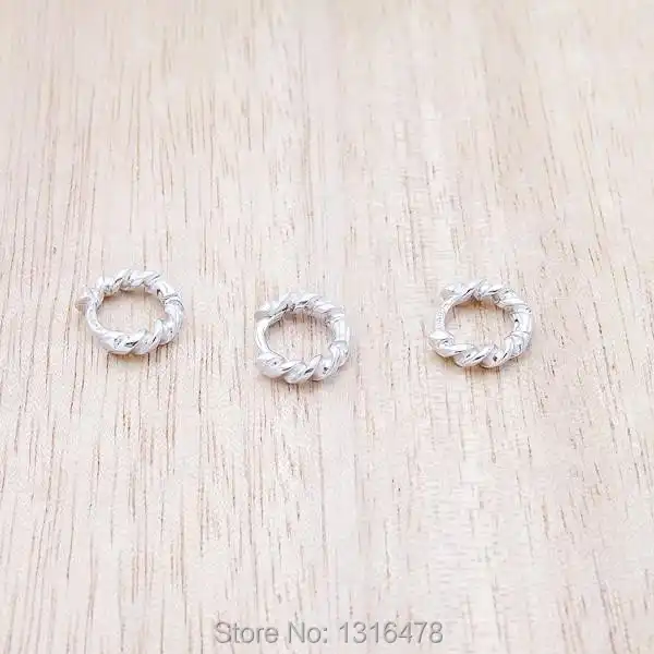 Новый 925 стерлинговые серебряный крючок для уха кости Кинтана шик с застежкой с маленькими ушами; с пряжкой; проколотое ухо кольцо Простой у...