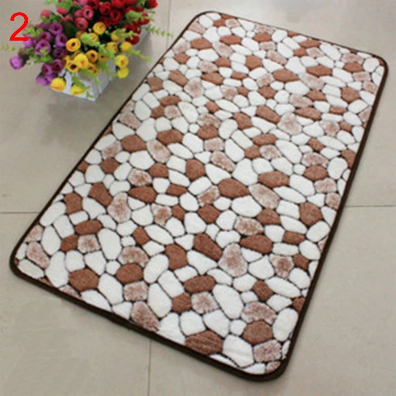 Bathroom carpet cobblestone carpet door mat balcony kitchen carpet