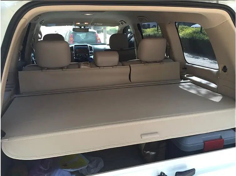 Защитная крышка заднего багажника для Toyota Land Cruiser LC200 20082015/2016 2018 (черный бежевый)