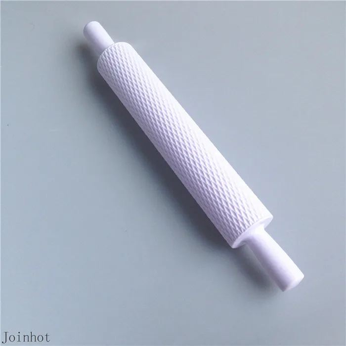 Белая пластиковая скалка для помадки торт Скалка для помадки десен паста моделирование штырь для нанесения глазури Инструменты для выпечки