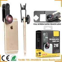 Для всех объектив для смартфонов IB-10MM 10 мм Супер Рыбий глаз 210 градусов супер широкий формат сотовый телефон Объективы для фотоаппаратов комплект