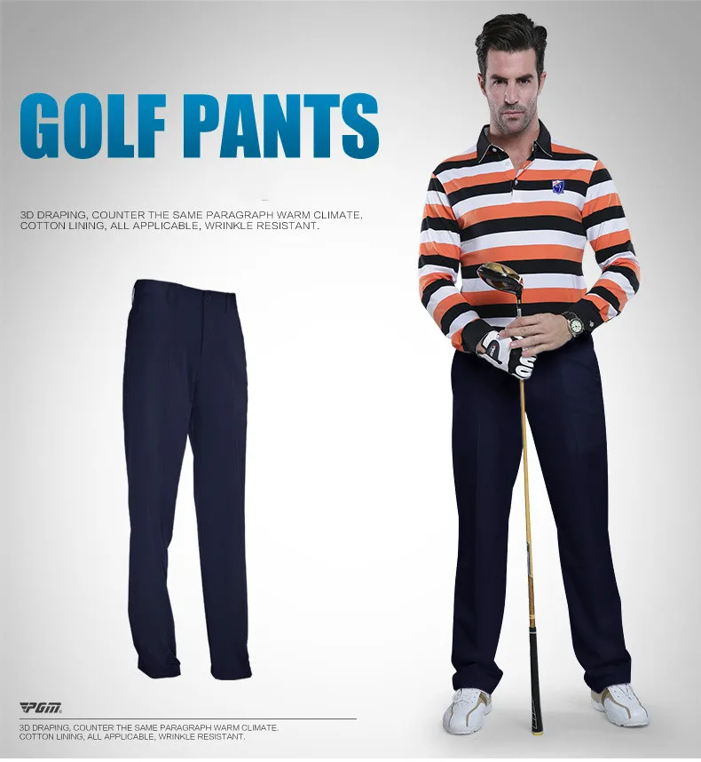 PGM одежда для гольфа водонепроницаемые брюки для гольфа для мужчин быстросохнущие летние дышащие тонкие брюки для гольфа плюс размер XXS-XXXL одежда - Цвет: one