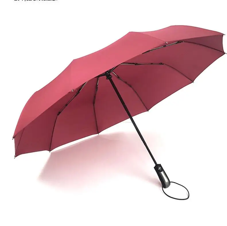 

Brand New Top Quality Wind Resistant Folding Fully Automatic Umbrella Auto Luxury Big Windproof Umbrellas Rain for Men Male Yong