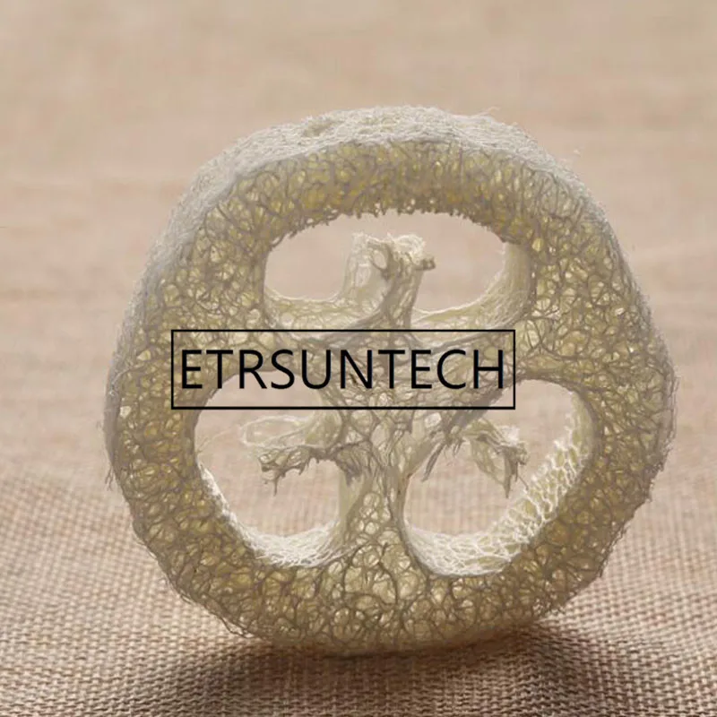 500 шт. 7 см натуральный Luffa Loofa lofa ломтики ручной работы DIY мыло-мочалка инструменты клеаннер губка скребок лицевой держатель для мыла