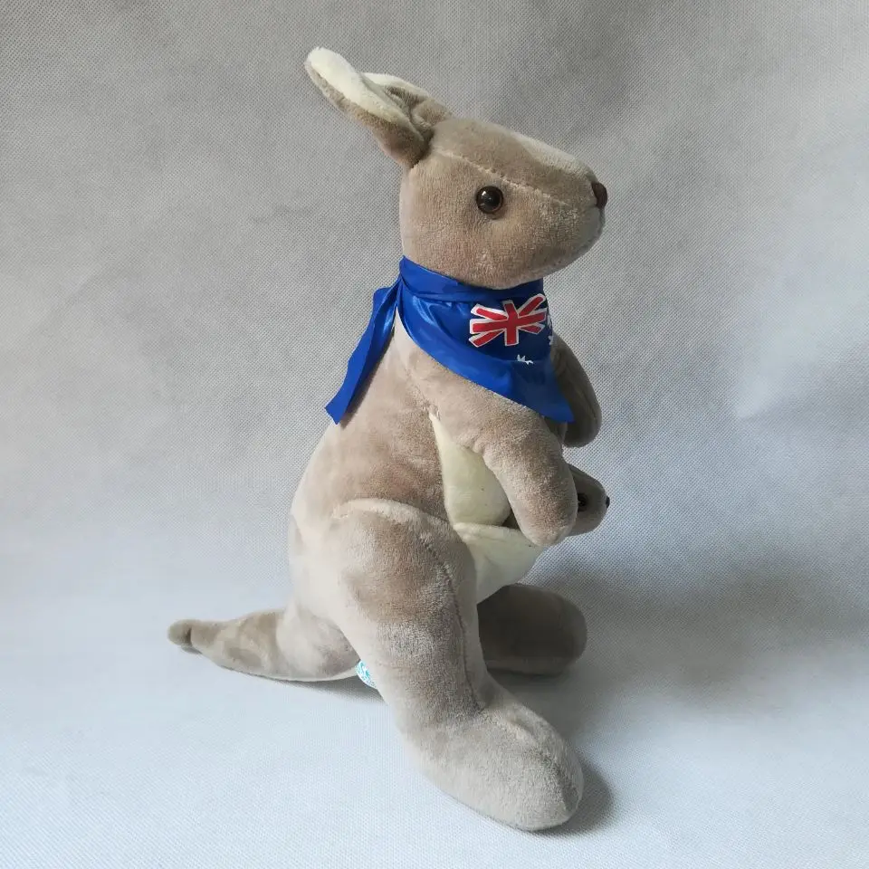 blue kangaroo plush toy