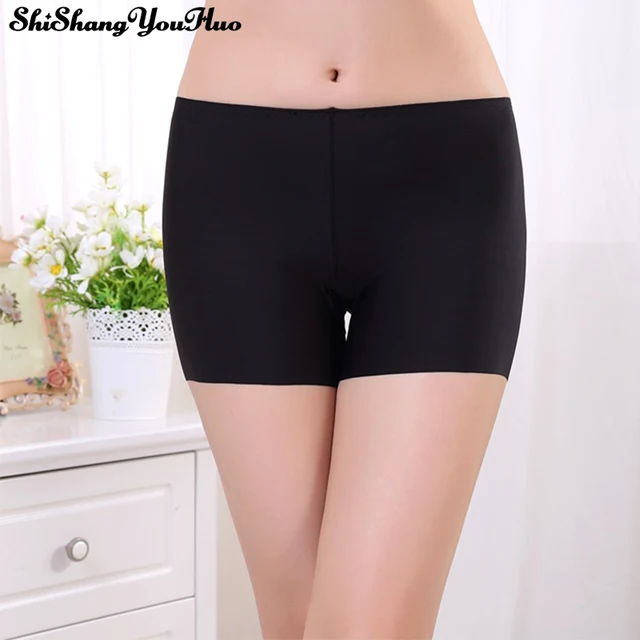 3PCS Women Safety Shorts Pants Seamless Nylon High Waist Panties Seamless Anti E - Foto 12