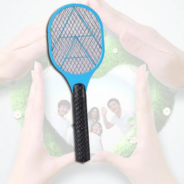 Hand Racket Electric Swatter Home Garden Insect Bug Bat Wasp Zapper Fly Mosquito Pest Control DTT88