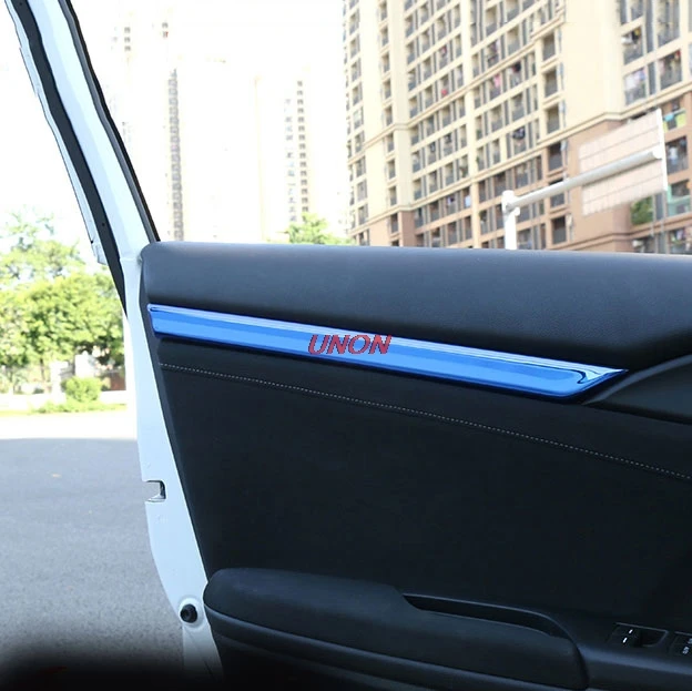 

Interior Door Panel Decoration Strips Trim Cover for Honda Civic 2016 2017 2018 10th