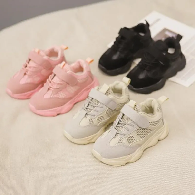 

HaoChengJiaDe Spring Girls Boys Sport Children Shoes Antislip Soft Bottom Kids Boy Sneaker Casual Leather Running School Shoes