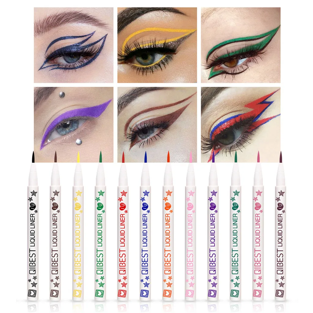 

Eye Liner Metallic Shiny Liquid Eyeliner Glitter Smoky Beauty Makeup Easy To Wear Quick Dry Makeup Eyeliner Cosmetic