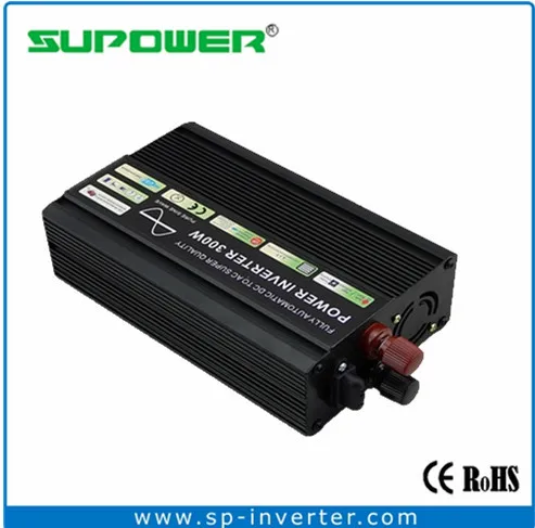 

FREE SHIPPING full power 300w Peak power 600w Car Power Inverter Pure Sine Wave output Solar converter