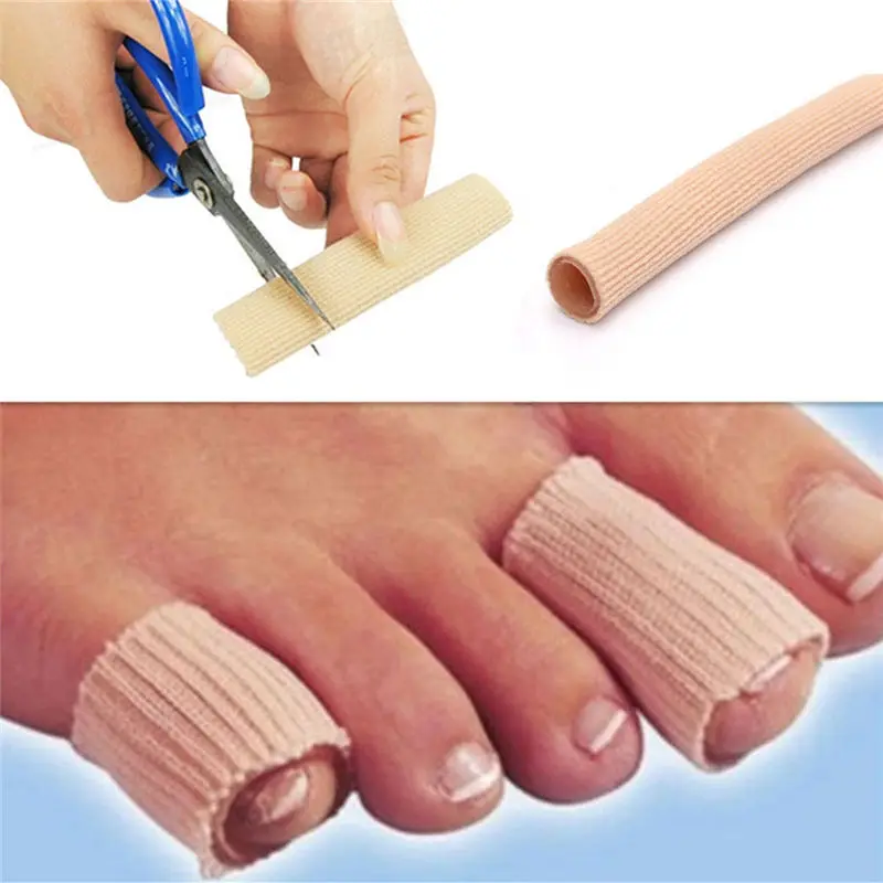 

15cm Fabric Gel Bandage Tube Calluses Protectors Foot Feet Pain Relief Guard for Feet Care insoles Cover Finger & Toe Separator