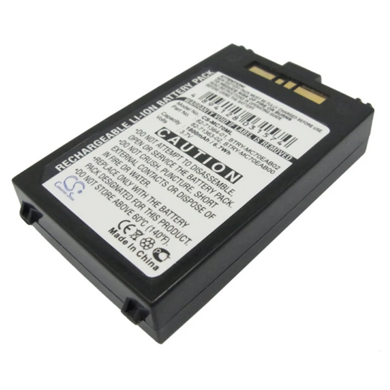 1800 mAh/6.66Wh Новый аккумулятор для Motorola Symbol MC70 MC7004 MC7090 PDA заменитель сканера PN 82-71363-02