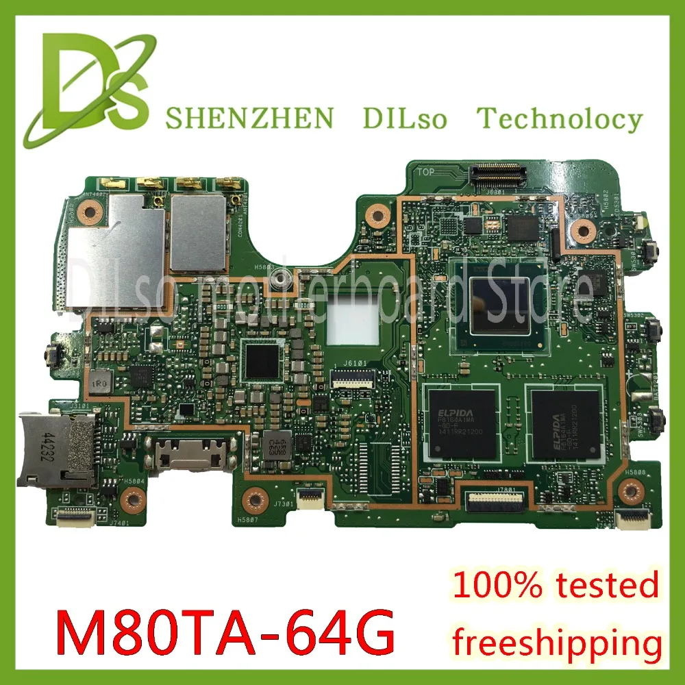 KEFU M80TA для ASUS M80TA Rev2.1 планшетный материнская плата 2G памяти Z3740 процессор 64G SSDTest