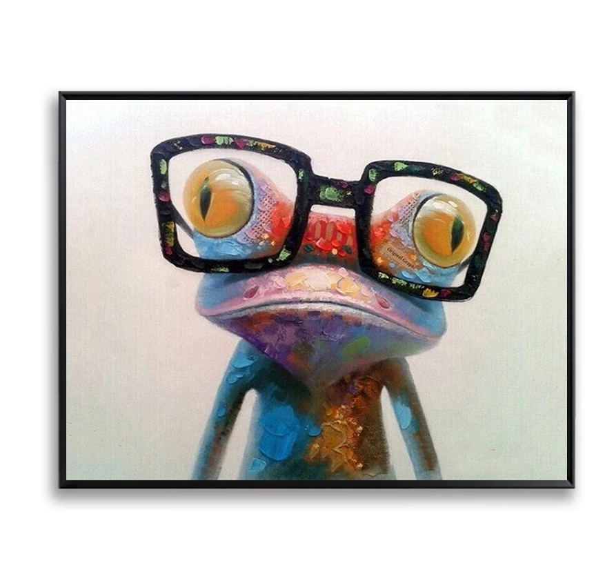 

Animals DIY Painting By Numbers Kits Poster Pictures Paint Canvas Coloring By Numbers For Home Wall Decor Frog Cuadros SZH-3