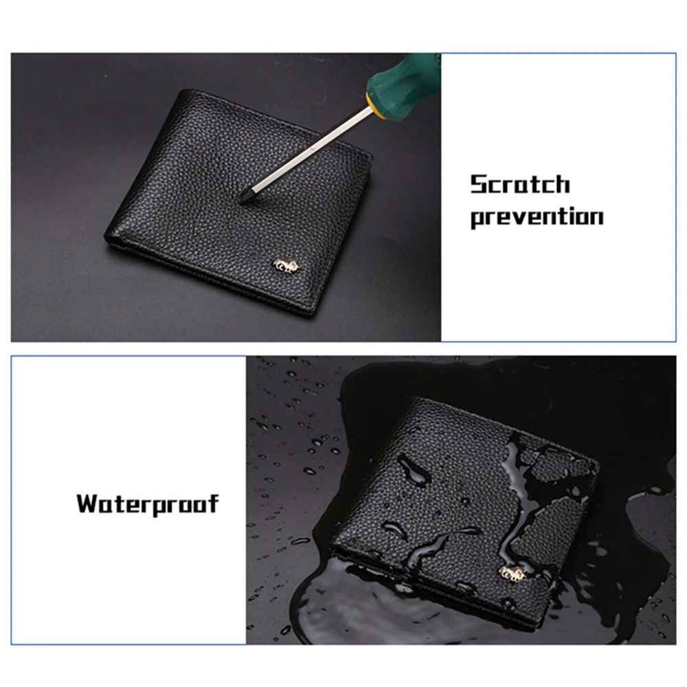 

Leather Men Wallet Brand Luxury s Office man Mature Man Bifold Small Purse