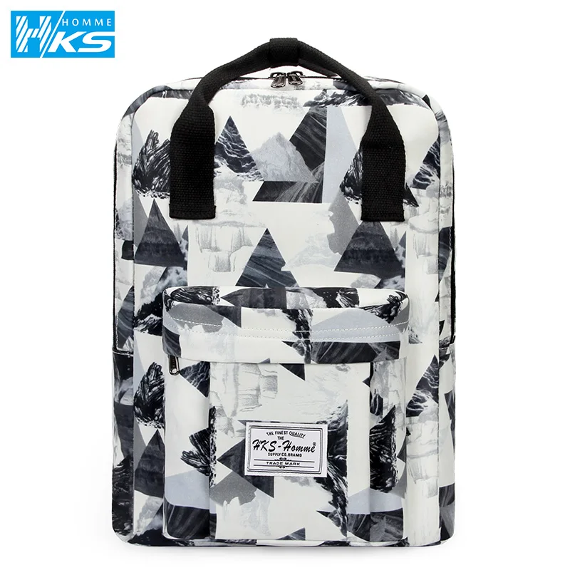 Новинка, женский рюкзак для ноутбука, 14, 15,6 дюймов, женский рюкзак для путешествий, Женская водонепроницаемая школьная сумка с принтом, Рисунок Аниме, для студентов