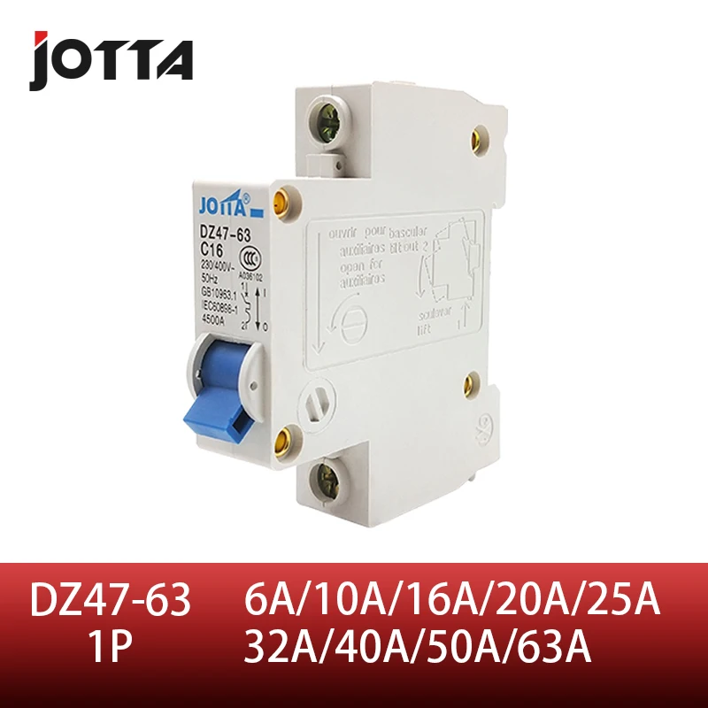 DZ47 63 C45N 1 полюс 6A/10A/16A/20A/25A/32A/40A/50A/63A Тип C мини выключатель mcb|circuit breaker mcb|mcb typecircuit |