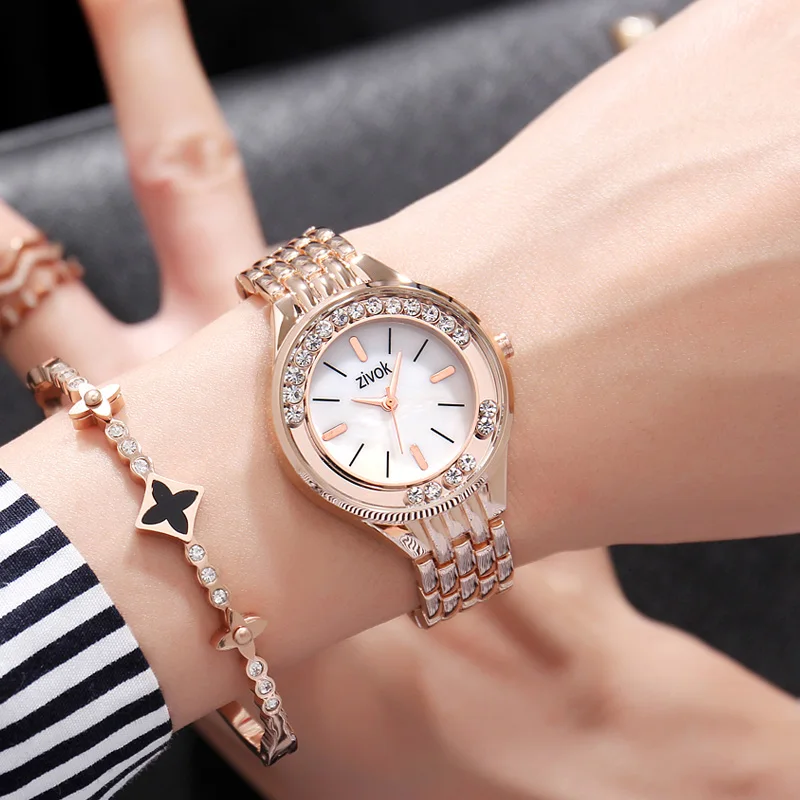 

zivok Luxury Women Bracelet Watches Clock Fashion Brand Relogio Feminino Quartz Wrist Watch for Ladies Lovers Reloj Mujer
