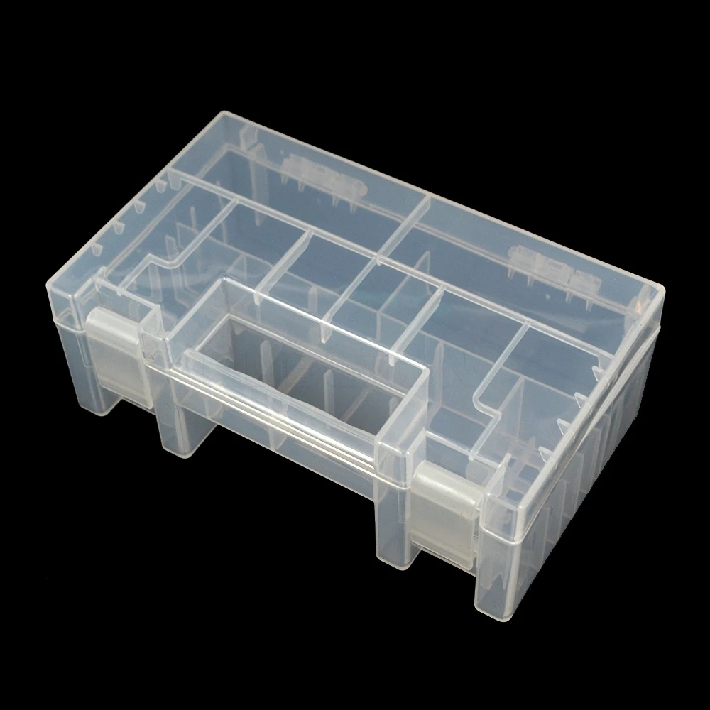 Прозрачный чехол для аккумулятора, коробка для хранения, жесткий пластик, легко переносить для дома и на открытом воздухе, 1 шт