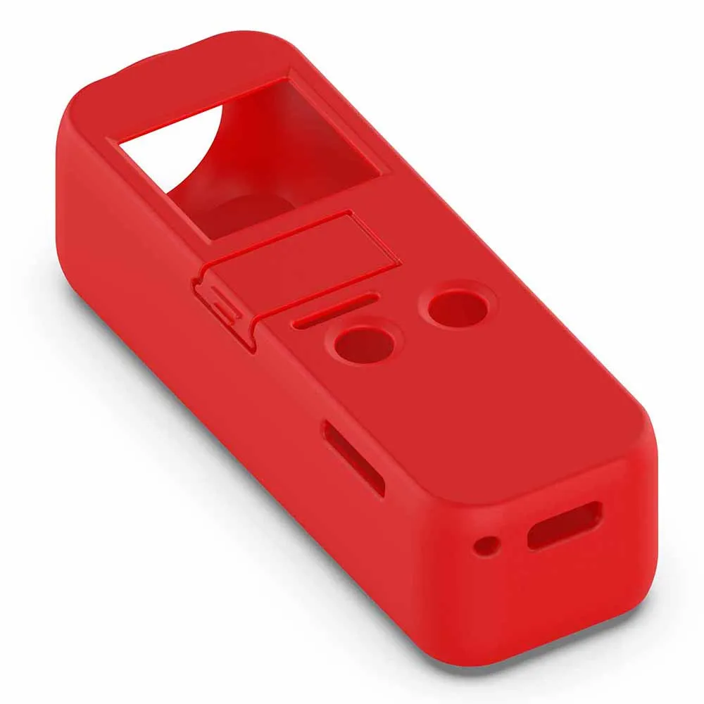 Для osmo pocket gimbal camera силиконовый чехол стабилизатор для фотоаппарата чехол для DJI OSMO Pocket handheld gimbal аксессуары - Цвет: RED