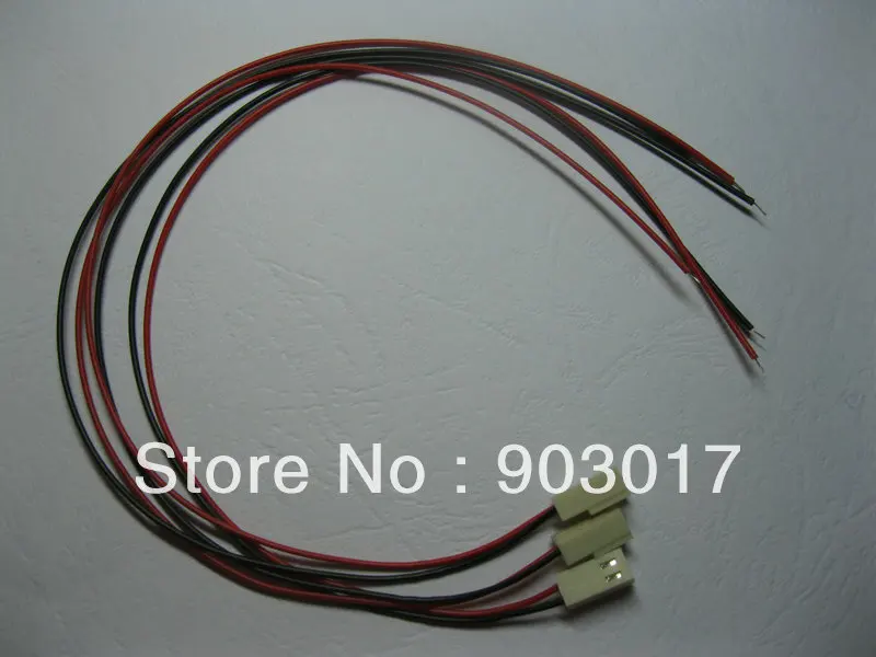 60 шт. в партии 2510 шаг 2 54 мм контактный Гнездовой разъем с 26AWG 300 проводным кабелем 2P