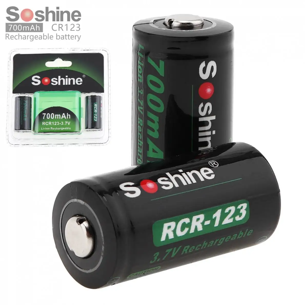 4pcs/set Soshine Li-ion RCR 123 16340 700mAh 3.7V Rechargeable Lithium Li-ion battria+2 Battery Case Storage Box цена 4pcs/set Soshine Li-ion RCR 123 16340 700mAh 3.7V Rechargeable Lithium Li-ion battria+2 Battery Case Storage Box цены онлайн
