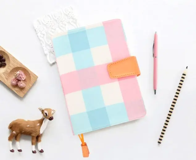 

Diary notebook schedule planner notebook A6 size cloth cover 100 sheets