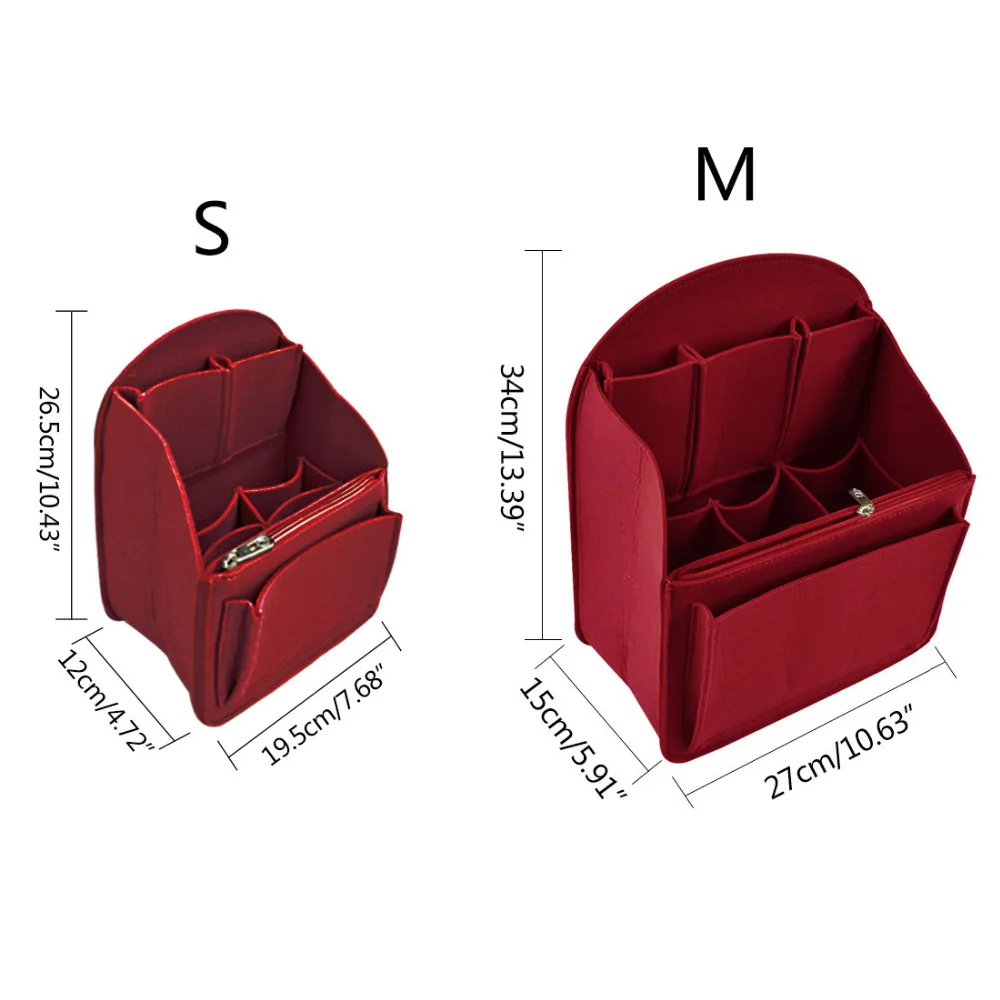 2019 المرأة التجميل حقيبة ورأى القماش منظم حقيبة الماكياج إدراج السفر المنظم حقيبة حقيبة مستحضرات تجميل متعددة الوظائف التخزين المنظم