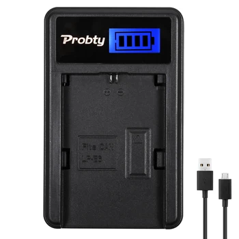 

Probty LP-E6 LPE6 LP E6 LCD Battery Charger For Canon 5D Mark II III 7D 60D EOS 6D