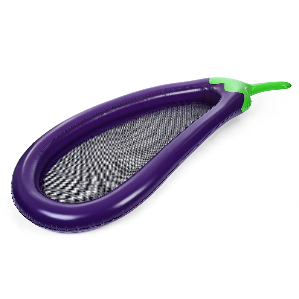 

Eggplant Inflatable Swimming Float Pool Floating Boat for Adult Children
