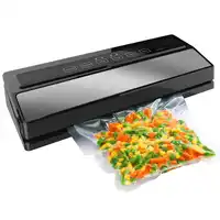 Food Vacuum Sealer Packing Sealing Machine Including 5Pcs Bags and 1pcs Vacuum Bag Packaging Rolls 20cmX200cm 220V 110W