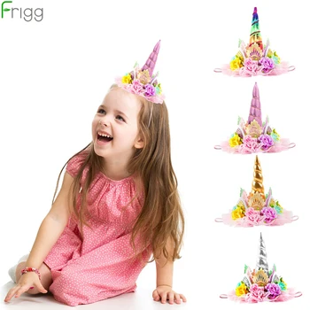 

Unicorn Headband Lace Crown Decor Unicorn Party Unicorn Birthday Party Decorations Kids Decoration First Birthday Girl Party