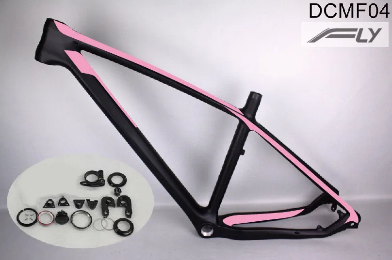 2017 new MTB frame 26er or  27.5er T800 full carbon frame 142x12 thru axle MTB carbon frame 135x9 compatible ems+fress shipping