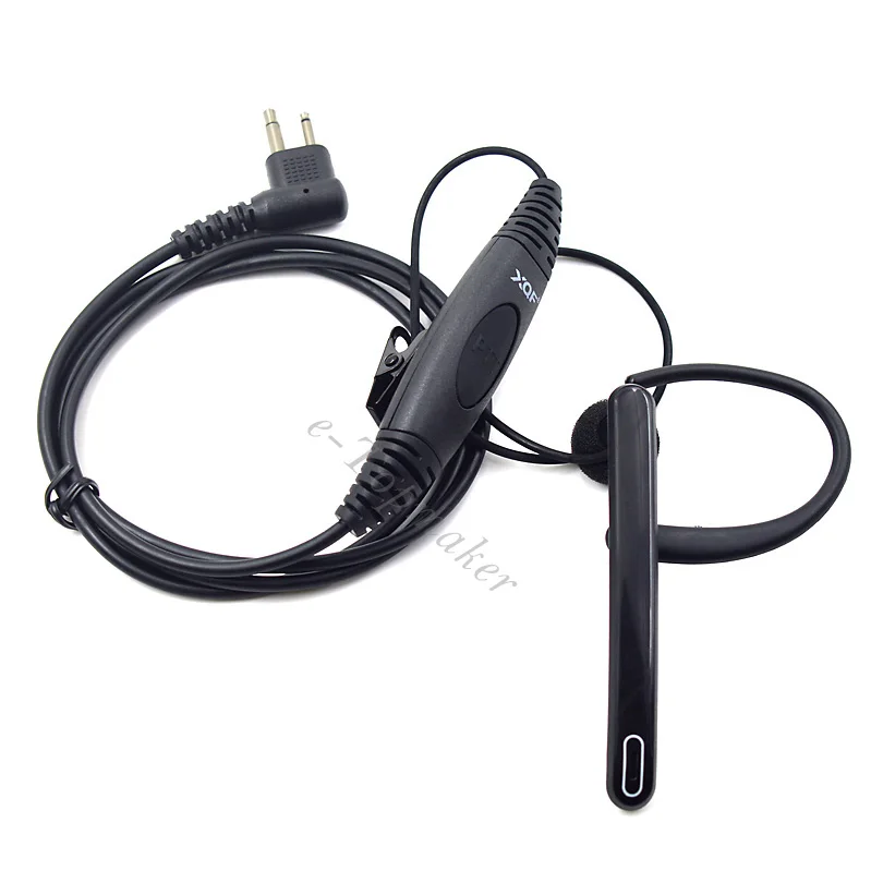 

XQF FBI Clip Ear Earpiece Headset Mic PTT for Motorola Radio EP450 GP2000 GP3688 CP040 CP180 CP185 Walkie Talkie Accessories