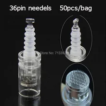 36 Pin *50pcs Electric Derma Pen Needles Bayonet Microneedle Derma Pen Titanium Needle Tip