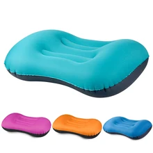 Портативный надувной подушка для путешествий для взрослых сверхлегкий ТПУ Мягкая воздушная подушка для путешествий подушка для кемпинга