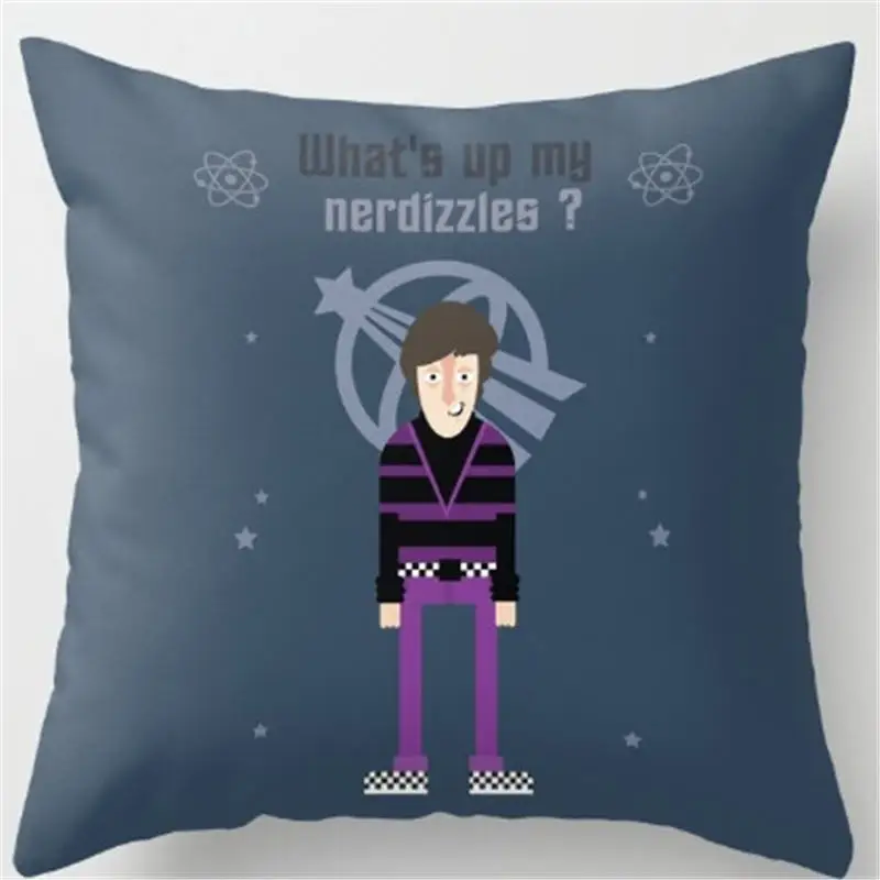 WARM TOUR The Big Bang Theory Pillowcase Polyester Chair Seat ative Throw Pillow Cover Cojines | Дом и сад
