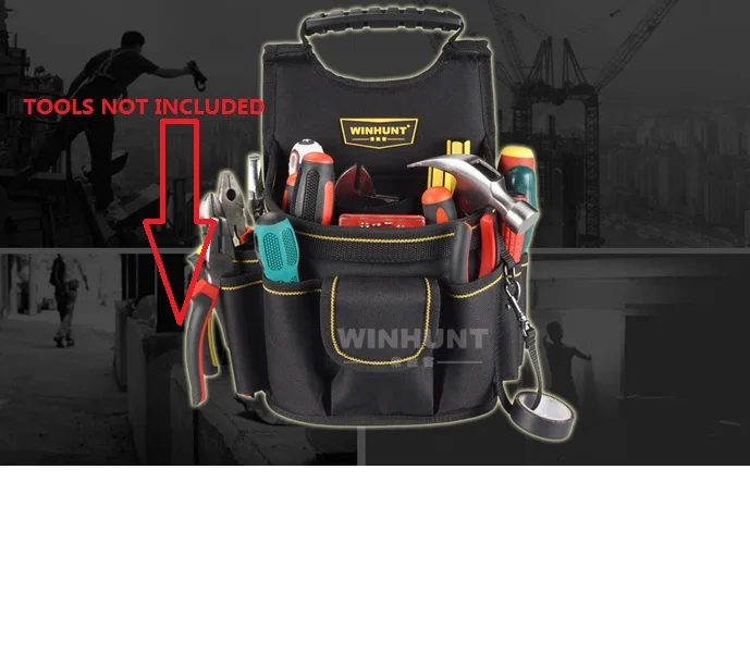 Free shipping WINHUNT polyester fabric handbags for electrician