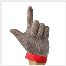 Проволочные сетчатые устойчивые к порезам перчатки из нержавеющей стали, мясные перчатки с защитой от порезов, анти-акулы