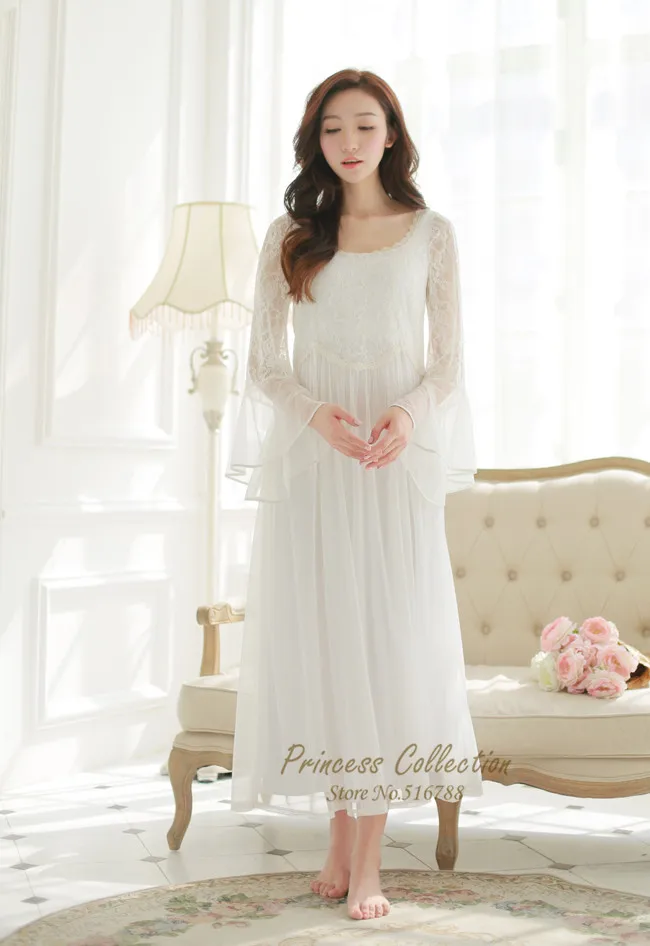 Long Nylon Gowns 25