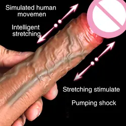 Нагревающий реалистичный вибратор-фаллоимитатор секс-игрушки для взрослых мужчин женщин гей силиконовый член вибратор анальный