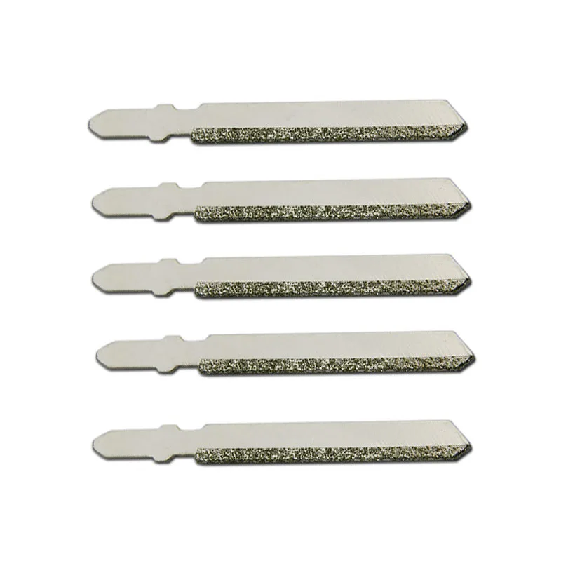 5pcs 76mm Jig Saw Blades Diamond Cutting Cutter Blade T shank Grit 50