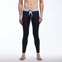 Wangjiang, мужское термобелье, удобные, сексуальные, длинные, Джон, теплые штаны, леггинсы для геев, мужская сумка для пениса, открытая, здоровая, подштанники, сумасшедшая конструкция