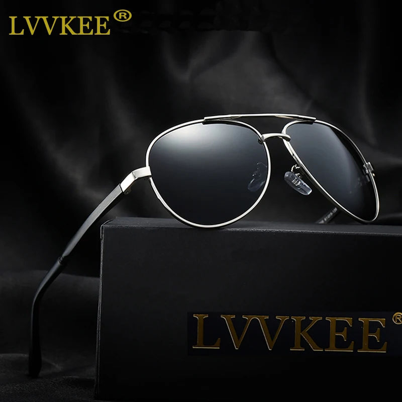 Солнцезащитные очки LVVKEE из алюминиево-магниевого сплава для мужчин и женщин