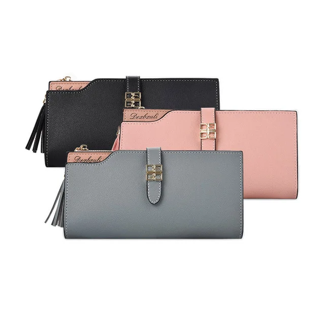 

Women Wallets PU Leather Wallet Female Purse Long Coin Purses Holders Ladies Wallet Hasp Fashion Womens Wallets And Purses